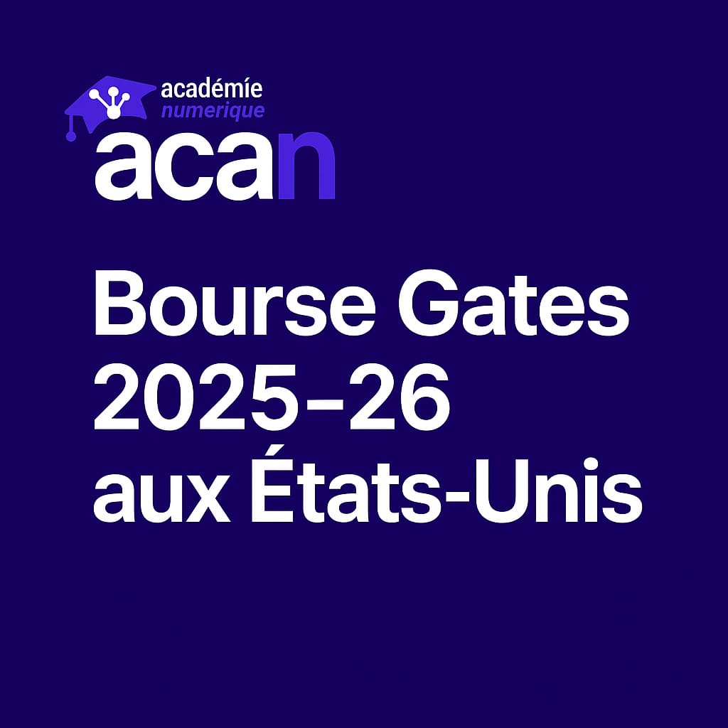 Bourse Gates 2025‑26 aux États-Unis